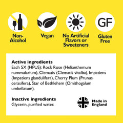 Homeopathic flower essences illustration for RESCUE bundle