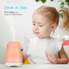 Bedroom setup with Homeweeks diffuser