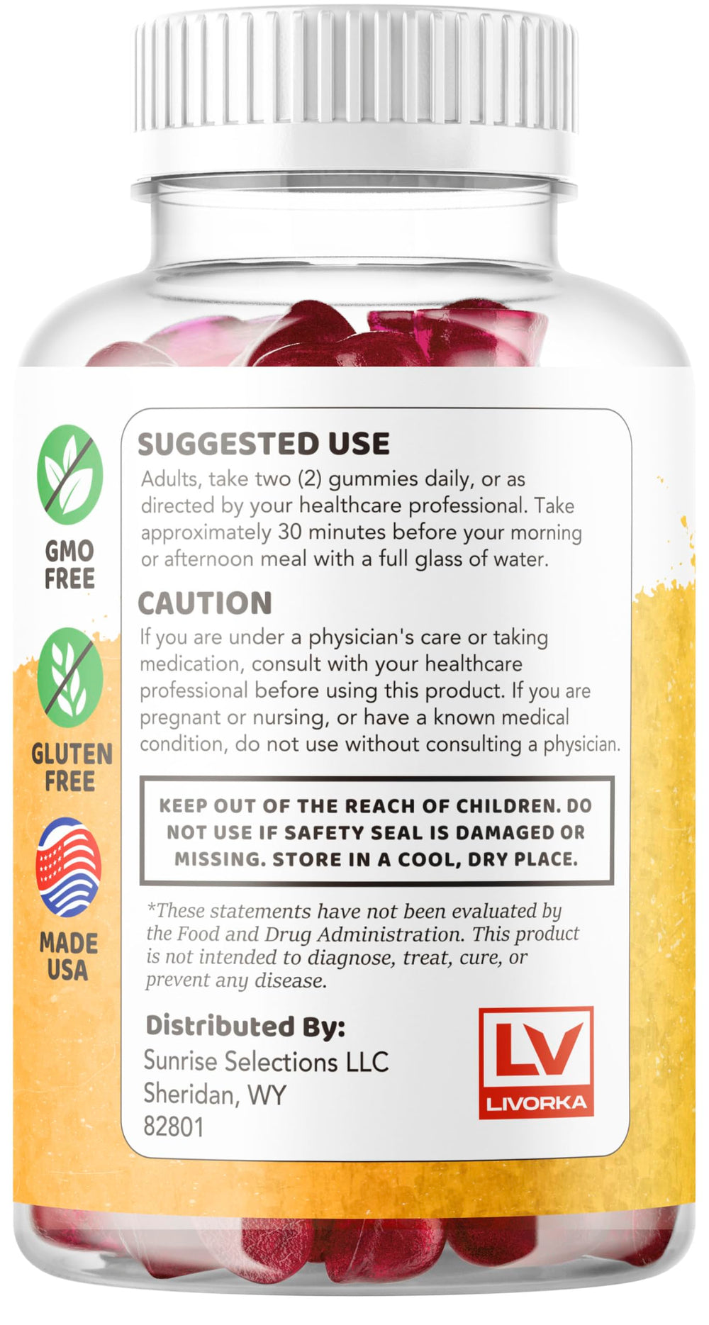 Honey Boost XL Gummies bottle with lid