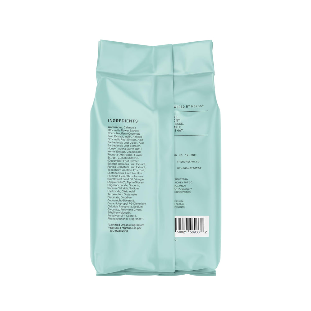 The Honey Pot Wipes with wash routine pairing signals holistic care