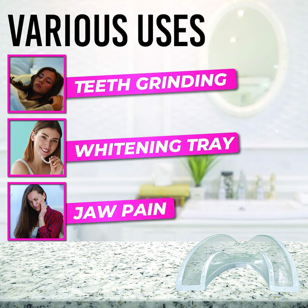 Comfortable fit mouth guard for day or night use