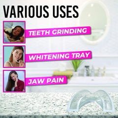 Comfortable fit mouth guard for day or night use