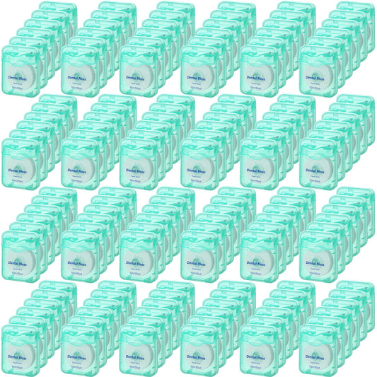Honeydak 150-pack mint-flavored dental floss bulk packaging front view