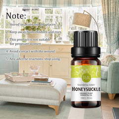 Diffuser emitting Honeysuckle essential oil aroma