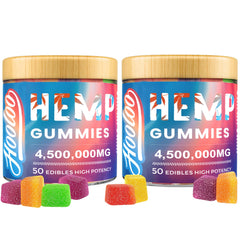 HOOLOO Hemp Gummies 2-pack for bedtime support