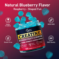 Hoozzch Creatine Gummies portable on-the-go packaging