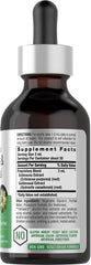 Close-up of Horbaach 2 oz liquid extract bottle