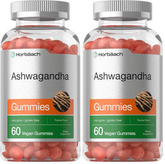 Horbäach Ashwagandha Gummies bottle and label