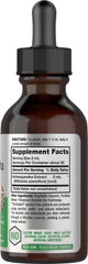 Close-up of Horbaach Ashwagandha Liquid Drops product label