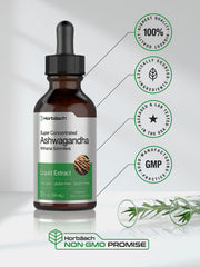 Horbaach Ashwagandha Liquid Drops packaging with bottle and box