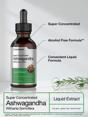 Pouring Horbaach Ashwagandha Liquid Drops from bottle