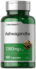 Horbäach Ashwagandha supplement bottle