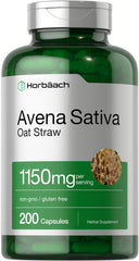 Horbäach Avena Sativa Extract bottle and capsules