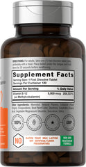 Natural Berry Flavor Sublingual B12 5000 mcg tablet