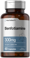 Horbaach Benfotiamine 300mg bottle – 60 capsules