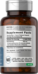 Close-up of Horbaach Benfotiamine 300mg label
