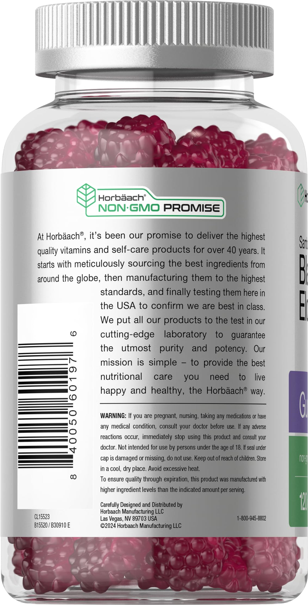 Vegan, Non-GMO, Gluten-Free icons on packaging