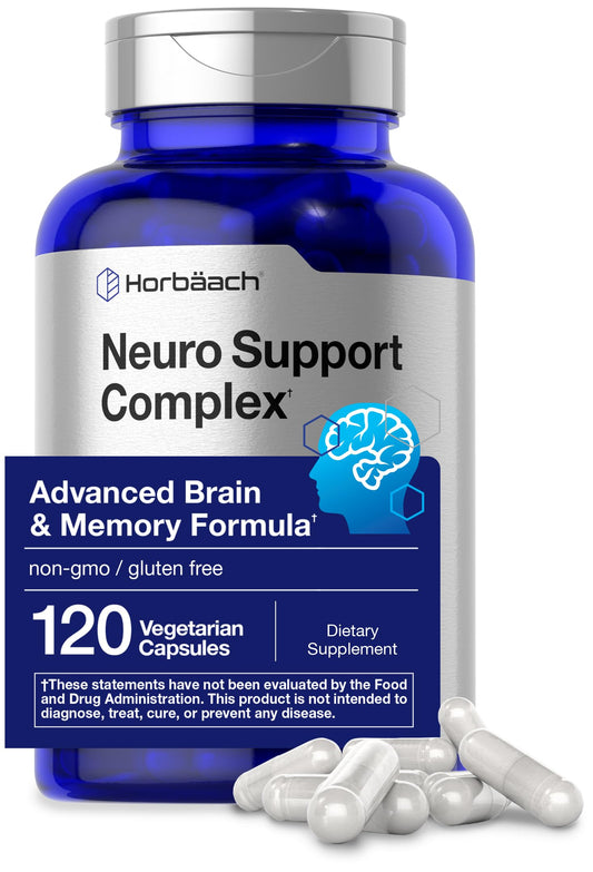 Horbäach Brain Supplement bottle and label