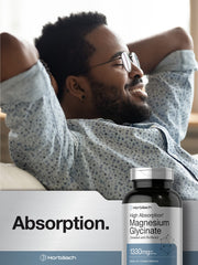 Nutrition label for Horbäach Magnesium Glycinate
