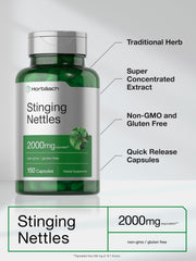Close-up of quick-release nettle capsules