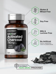 Acti-Coal branding for Horbäach activated charcoal supplement