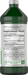 Close-up of bottle label showing 32 oz and ingredients