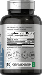 Close-up of Horbaach Chondroitin Sulfate 1200mg label