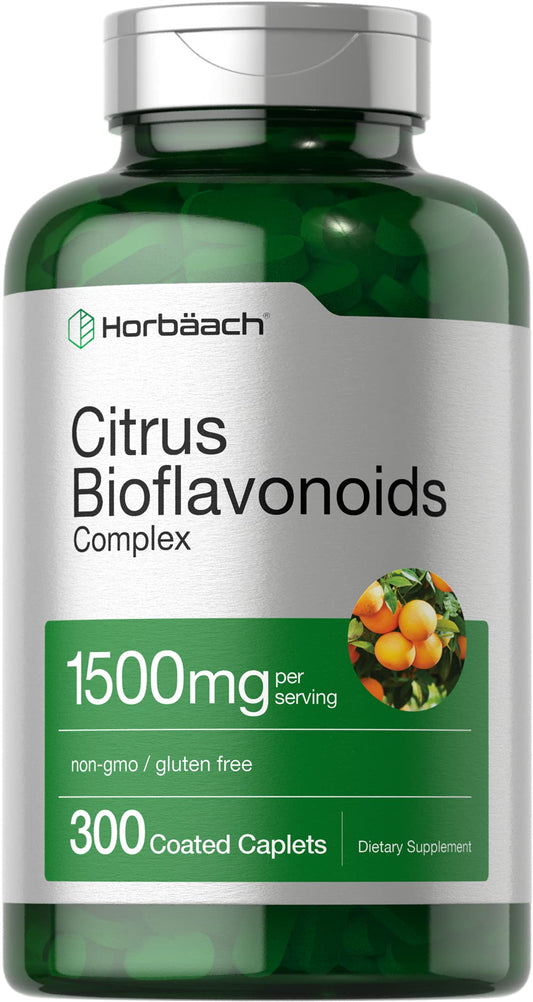 Product bottle label: Horbaach Citrus Bioflavonoids