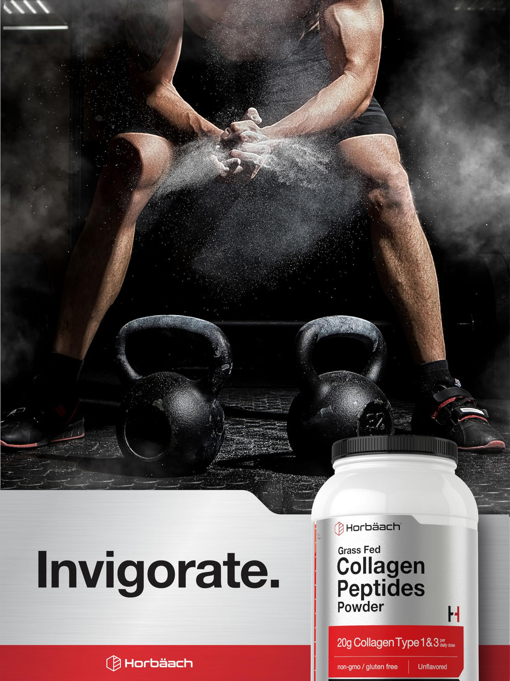 Collagen peptides powder for smoothies and beverages