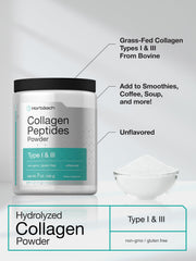 Unflavored Horbäach Collagen Peptides powder container