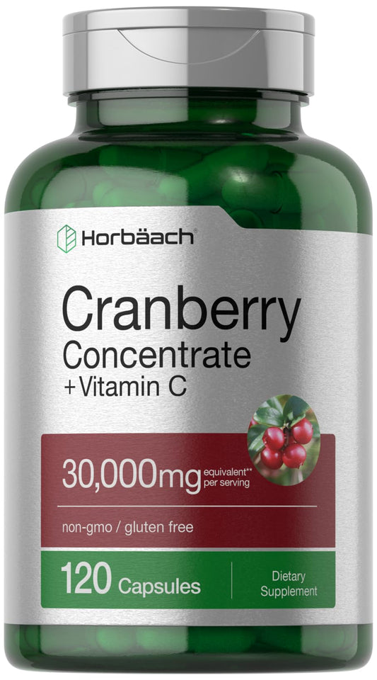 Horbäach Cranberry Concentrate 120 capsules bottle