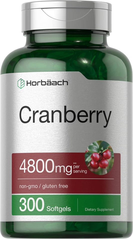 Horbäach Cranberry Pills 4800mg bottle front view