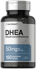 Horbäach DHEA 50mg bottle – front view