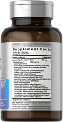 Digestive enzyme blend illustration with enzymes
