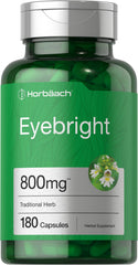 Horbäach Eyebright Herbal Supplement bottle - 800 mg, 180 capsules