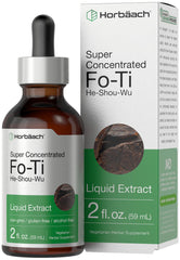 Bottle of Horbaach FoTi Herb Liquid Root Extract 2 oz