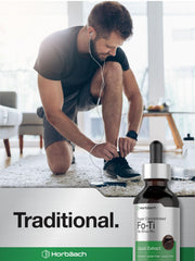 FoTi Liquid Extract label close-up