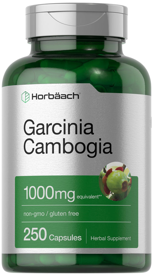 Horbaach Garcinia Cambogia extract pills bottle front view