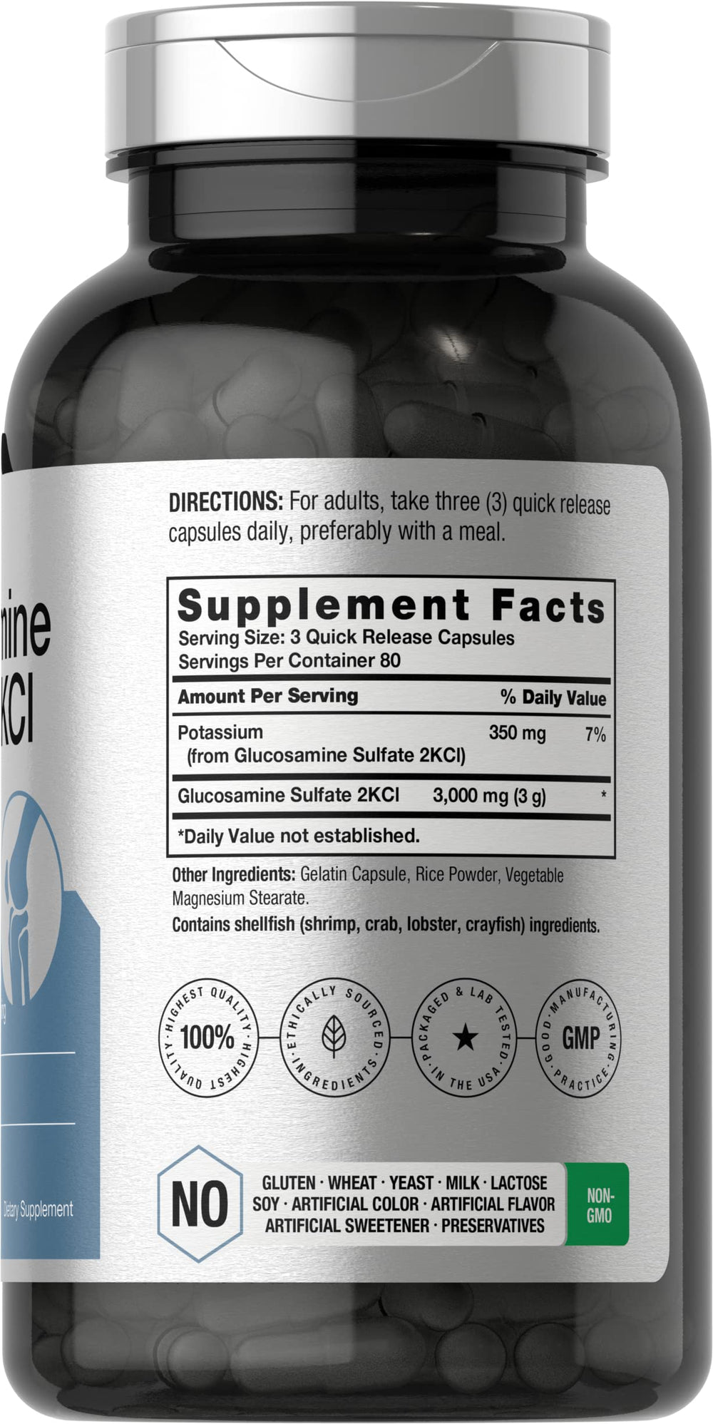 Horbäach Glucosamine Sulfate 2KCI with Potassium packshot