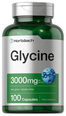 Horbäach Glycine 3000mg supplement bottle front