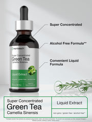 Horbaach Green Tea Extract Liquid Drops being dispensed