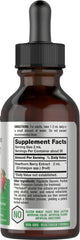 Back label of Horbaach Hawthorn Berry Extract bottle
