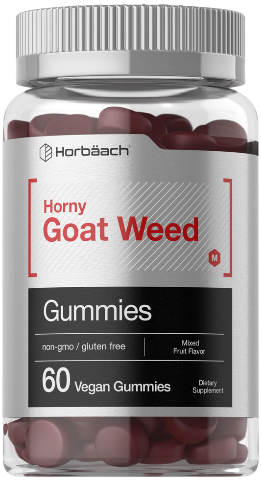 Bottle of Horbaach Horny Goat Weed Gummies