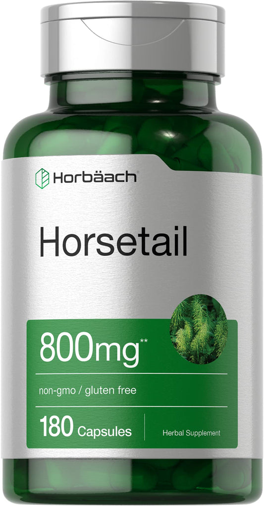 Horbäach Horsetail Capsules 800mg bottle - front view