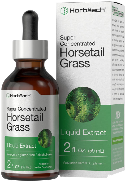 Horbaach Horsetail Liquid Extract bottle label