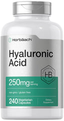 Horbäach Hyaluronic Acid capsules bottle label