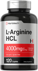 Horbäach L-Arginine 4000mg 120 Caplets - Hero image