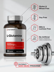 Laboratory tested Horbaach L-Glutamine ingredients label