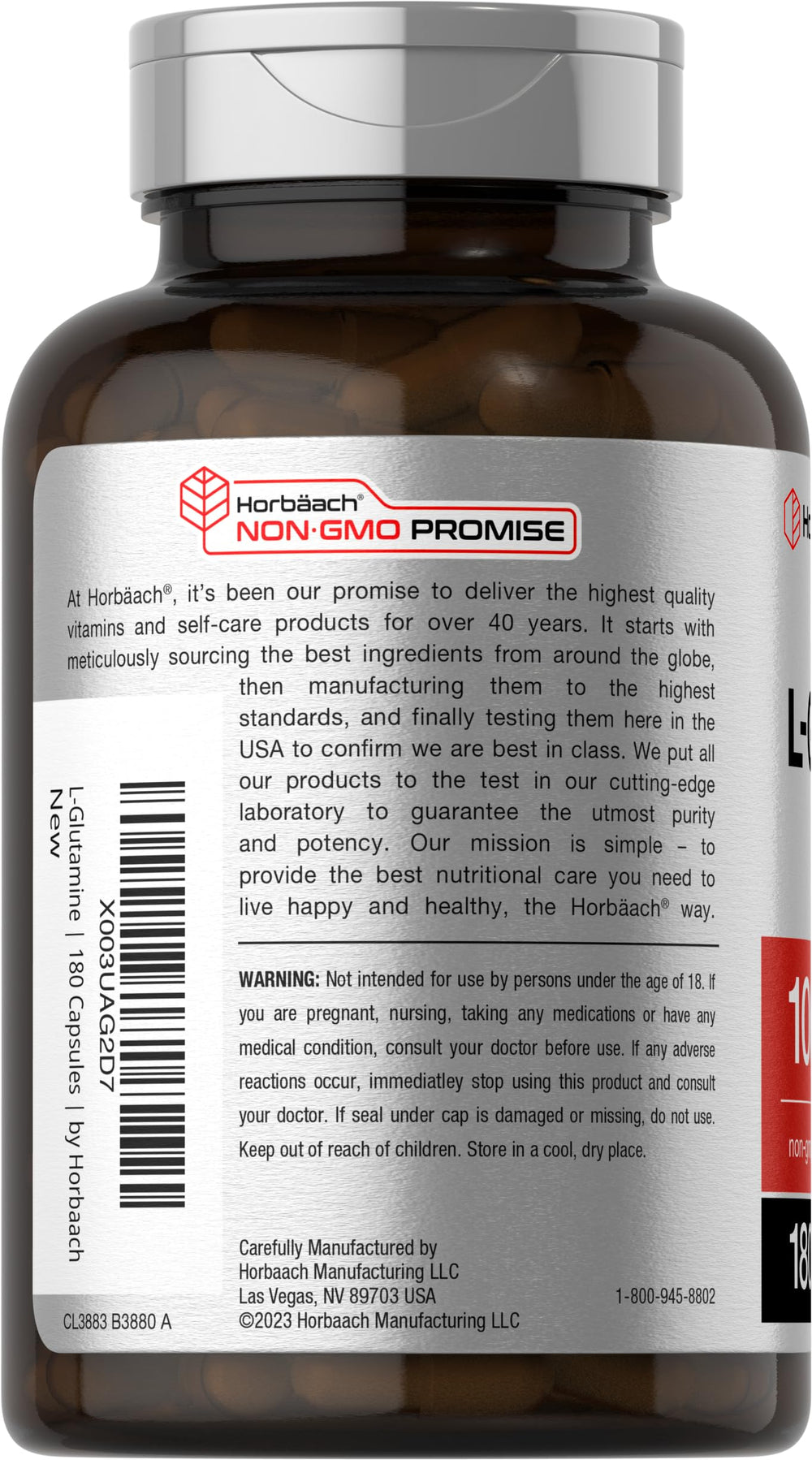 Glutamine product for pre-workout and post-workout use
