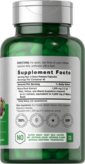 Label detail showing 120 capsules